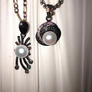 Pearl pendants